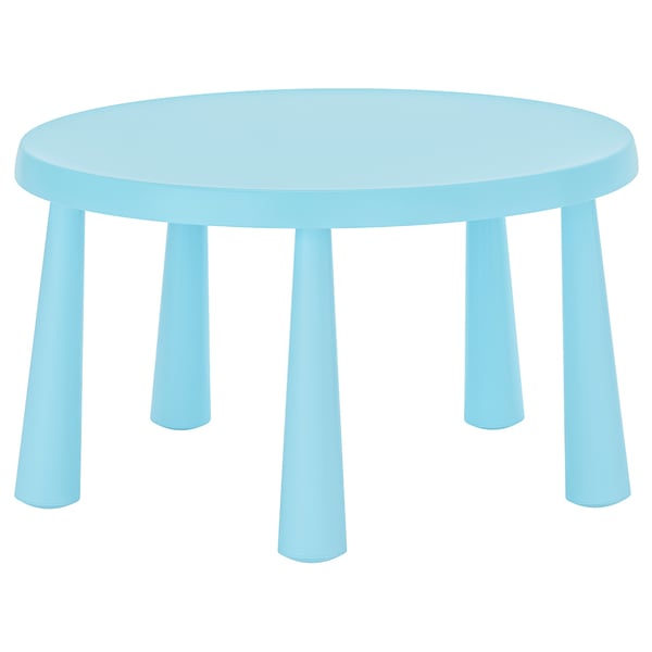 MAMMUT Kindertisch, drinnen/draußen/hellblau, 85 cm