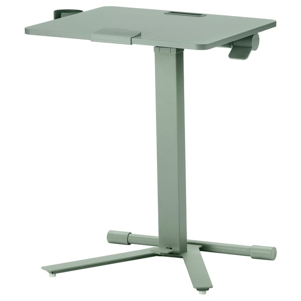 MITTZON Laptoptisch mit Rollen, grün, 66x50 cm