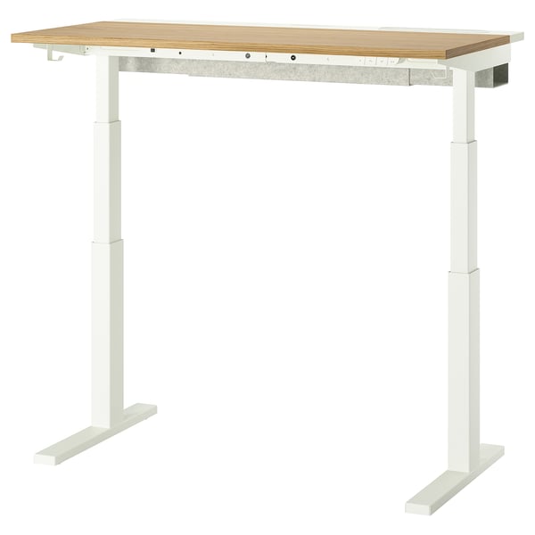MITTZON Tischplatte, Eichenfurnier, 120x48 cm