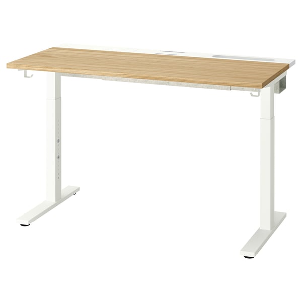 MITTZON Tischplatte, Eichenfurnier, 120x48 cm