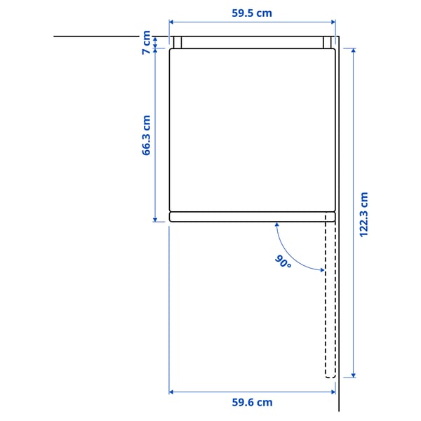 MÖLNÅS Kühl-/Gefrierschrank, IKEA 700 frei stehend/stahlfarben, 249/106 l