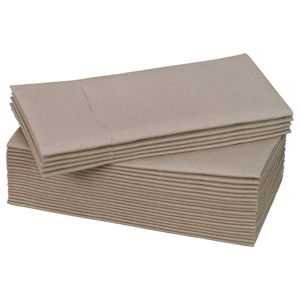 MOTTAGA Papierserviette, beige, 38x38 cm
