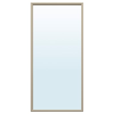 NYPONBUSKE Spiegel, graubeige, 65x135 cm