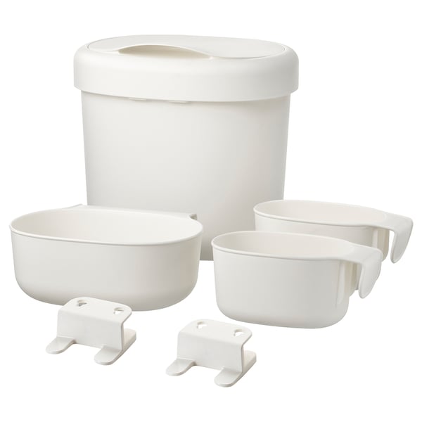 ÖNSKLIG Behälter 4er-Set, weiß