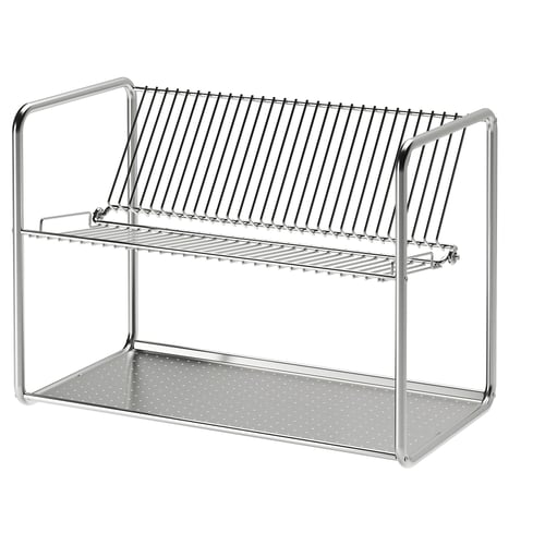 ORDNING Abtropfgestell, Edelstahl, 50x27x36 cm
