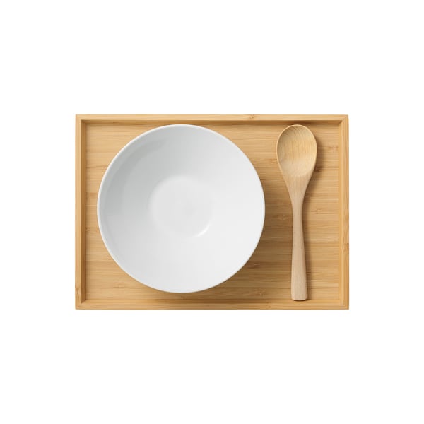 OSTBIT Tablett, Bambus, 20x28 cm