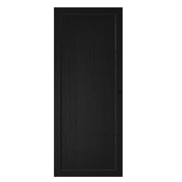 OXBERG Tür, schwarz Eichenachbildung, 40x97 cm