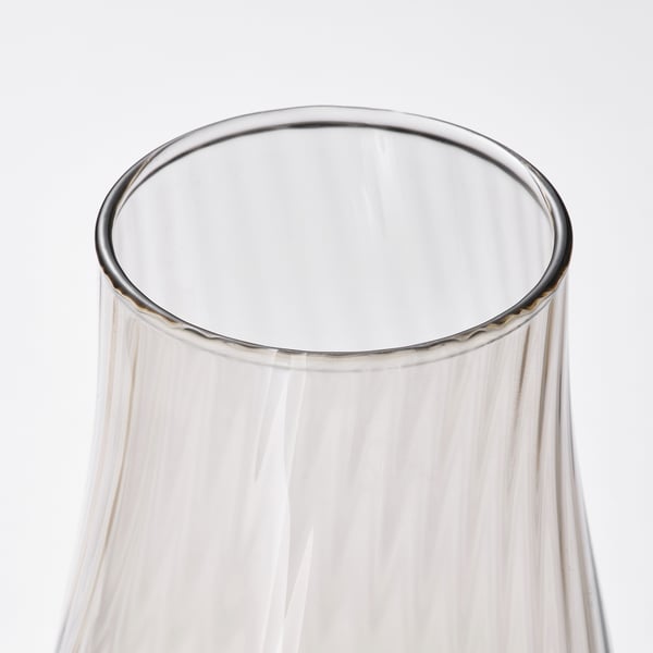 PÅSKÖTRÄD Vase, Glas/hellbraun, 13.5 cm