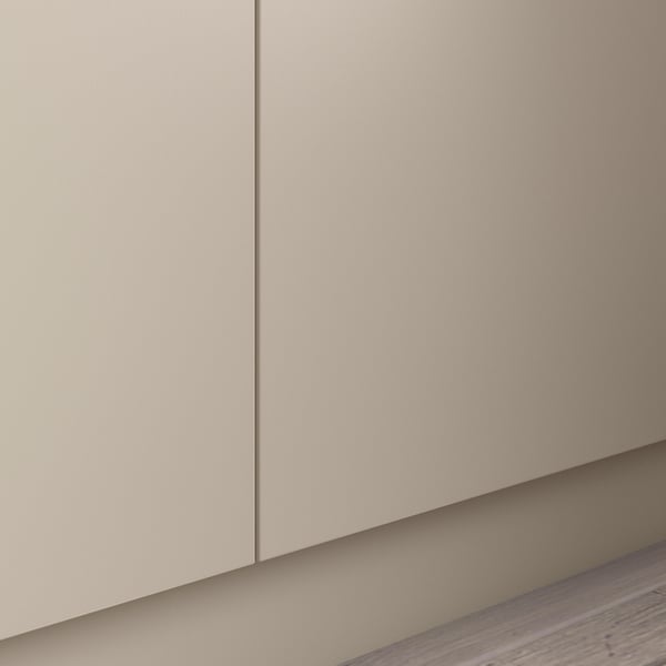 PAX / FORSAND Schrankkombination, graubeige/Eicheneff wlas graubeige, 250x60x201 cm