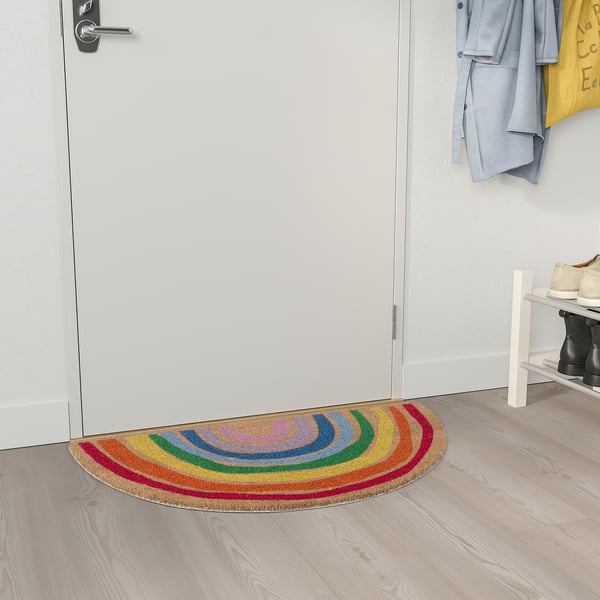 PILLEMARK Fußmatte innen, Regenbogen, 50x90 cm