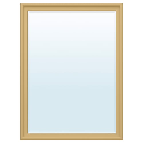 PINGSTSYREN Spiegel, hell gelb-beige, 60x80 cm