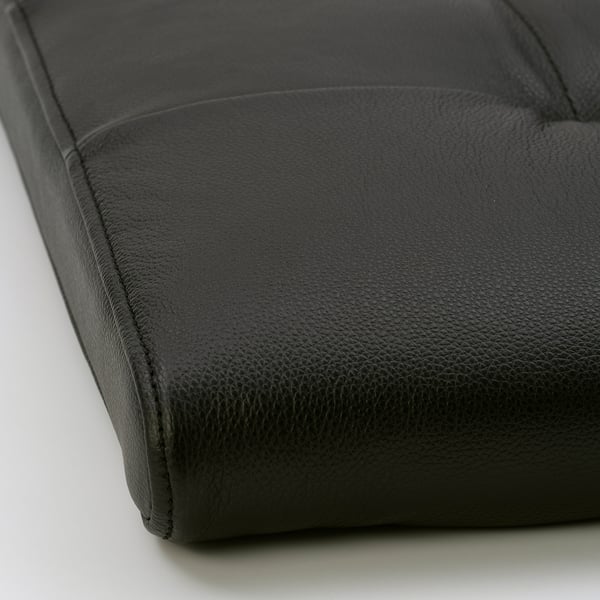 POÄNG Hocker, Eiche/Grann schwarz