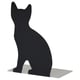 PORTVAKT Buchstütze, schwarz/Katze