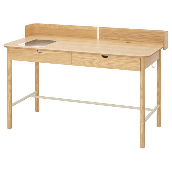 RIDSPÖ Schreibtisch, Eiche, 140x70 cm