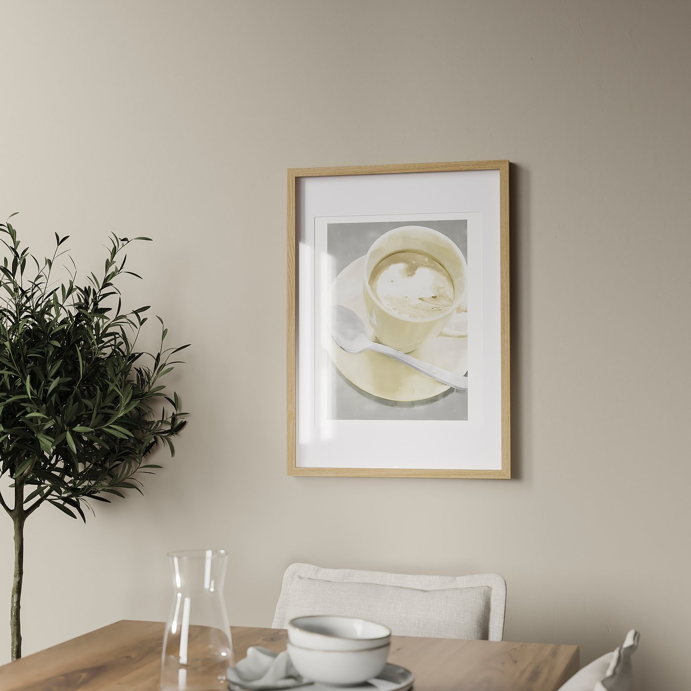 RÖDALM Rahmen, Eichenachbildung, 50x70 cm