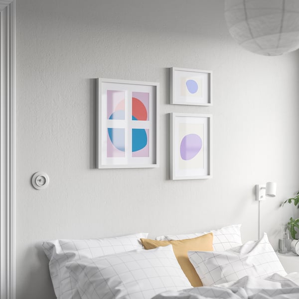 RÖDALM Rahmen für 4 Bilder, weiß, 40x50 cm
