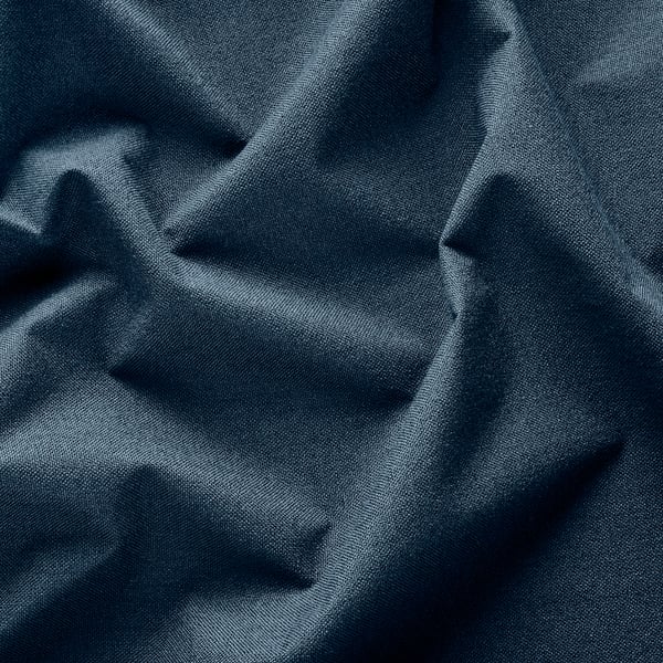 ROSENMANDEL 2 Gardinenschals (abdunk.), dunkelblau/mit Gardinenband, 135x300 cm