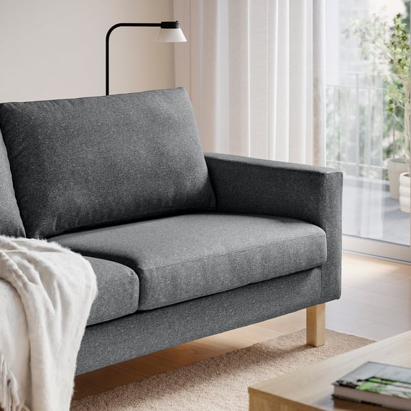 SALTSJÖBADEN 3er-Sofa, Gunnared mittelgrau