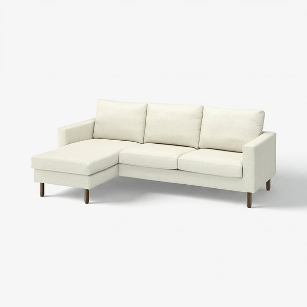 SALTSJÖBADEN 3er-Sofa mit Récamiere, Gunnared beige