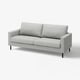 SALTSJÖBADEN 3er-Sofa, Tonerud grau