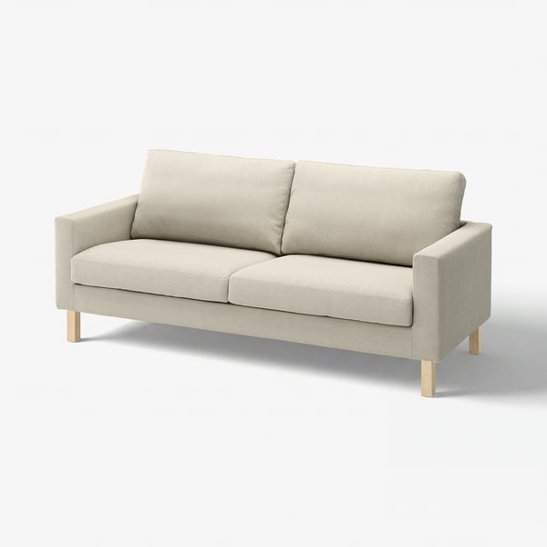 SALTSJÖBADEN Bezug 3er-Sofa, Fridtuna hellbeige
