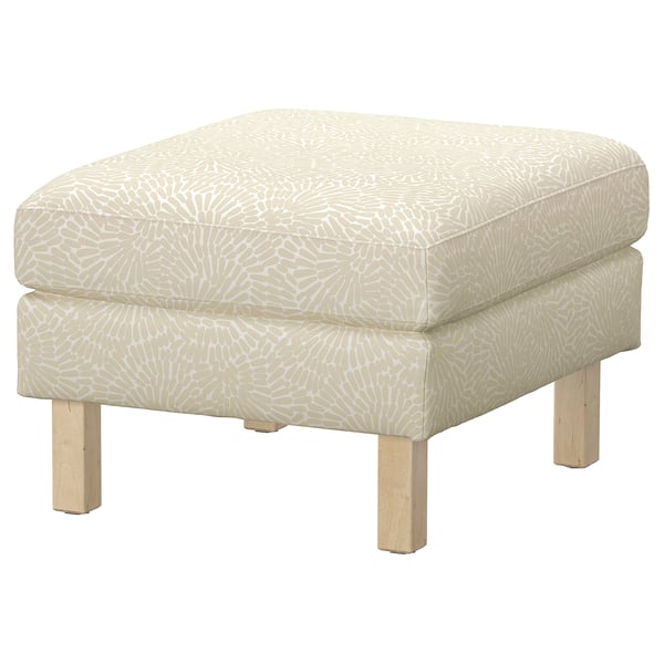 SALTSJÖBADEN Hocker, Vittangi hellbeige/weiß