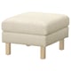 SALTSJÖBADEN Hocker, Vittangi hellbeige/weiß