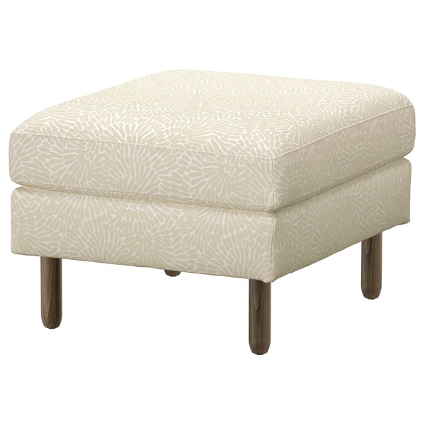 SALTSJÖBADEN Hocker, Vittangi hellbeige/weiß
