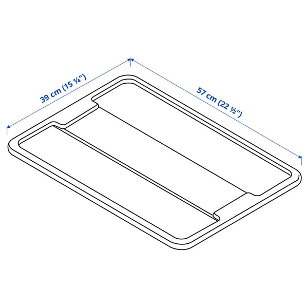 SAMLA Deckel für Box 45/65 l, hellgrau