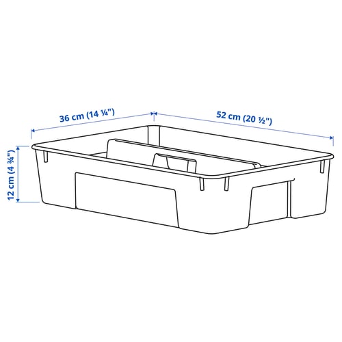 SAMLA Einsatz für Box 45/65 l, transparent