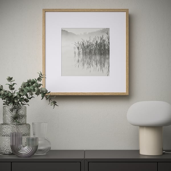 SANNAHED Rahmen, Eichenachbildung, 50x50 cm