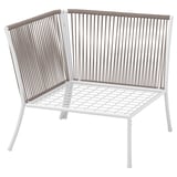 SEGERÖN Eckelement/außen, weiß/beige