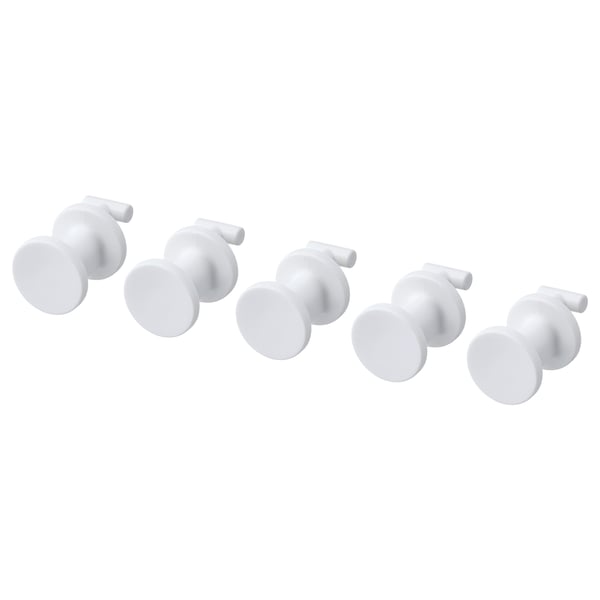 SKÅDIS Haken, weiß, 19 mm