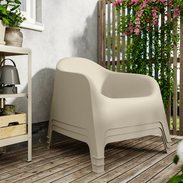 SKARPÖ Sessel/außen, beige