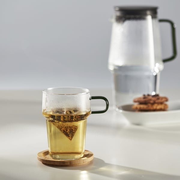 SKINNFISK Glaskrug, Klarglas, 35 cl