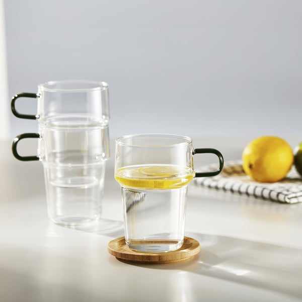 SKINNFISK Glaskrug, Klarglas, 35 cl