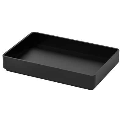 SKOGSVIKEN Tablett, schwarz, 10x15 cm