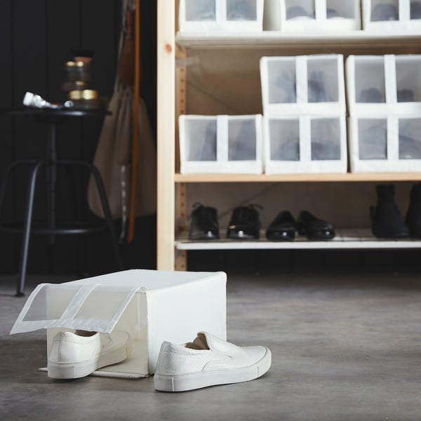 SKUBB Schuhbox, weiß, 22x34x16 cm
