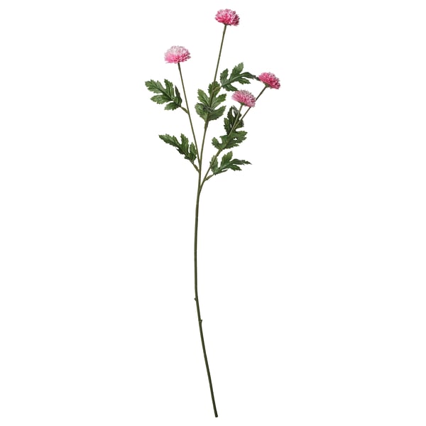 SMYCKA Kunstblume, drinnen/draußen Chrysantheme/rosa, 75 cm