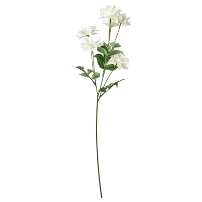 SMYCKA Kunstblume, drinnen/draußen Dahlie/weiß, 66 cm