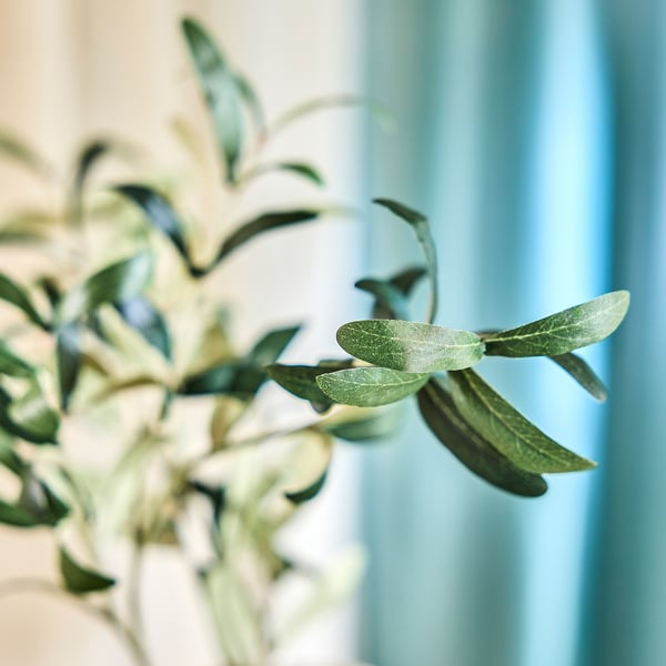 SMYCKA Kunstblume, drinnen/draußen/Olivenzweig, 75 cm