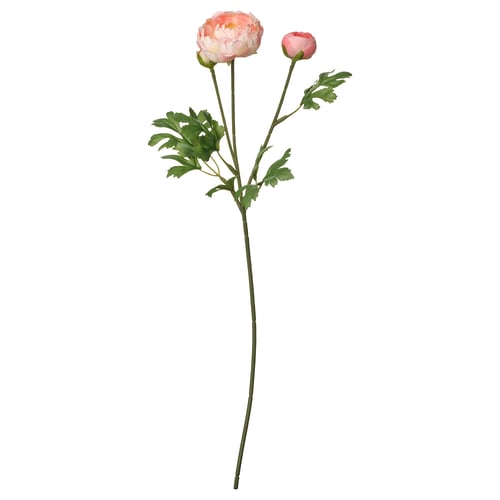SMYCKA Kunstblume, drinnen/draußen Ranunkel/rosa, 52 cm