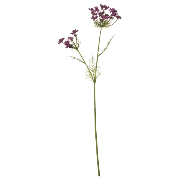 SMYCKA Kunstblume, drinnen/draußen Wiesenkerbel/lila, 65 cm