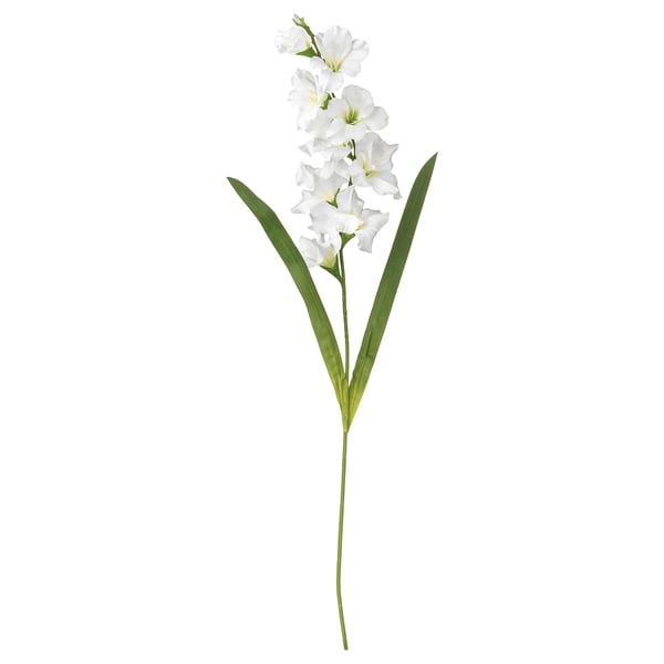 SMYCKA Kunstblume, Gladiole/weiß, 100 cm