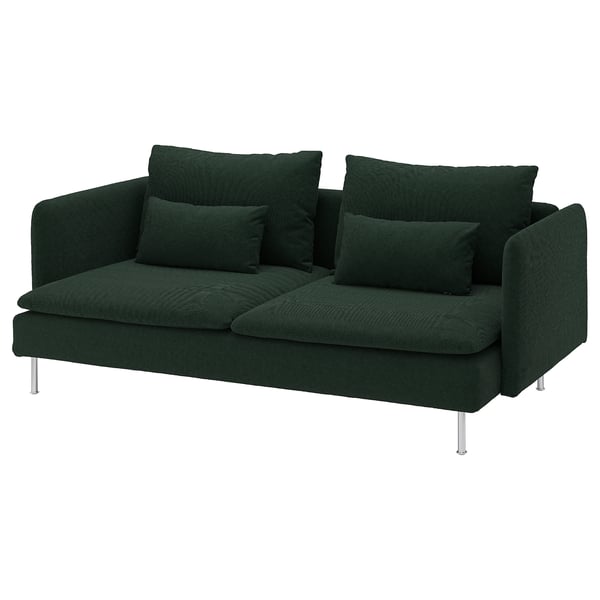 SÖDERHAMN 3er-Sofa, Tallmyra dunkelgrün