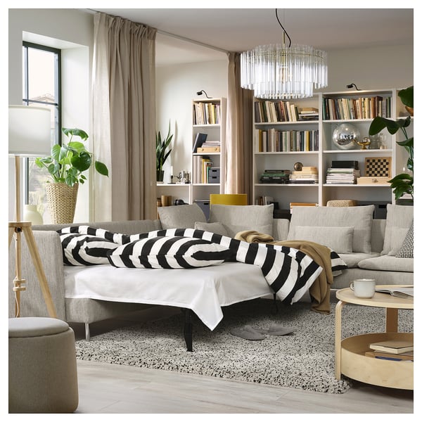 SÖDERHAMN 6er-Eckbettsofa, Kelinge dunkelgelb