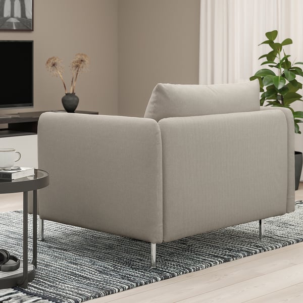 SÖDERHAMN Sessel, Fridtuna hellbeige