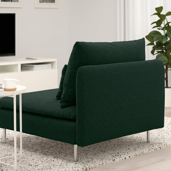 SÖDERHAMN Sitzelement 1, Tallmyra dunkelgrün