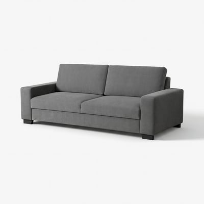 SÖRVALLEN 3er-Sofa, Tallmyra mittelgrau