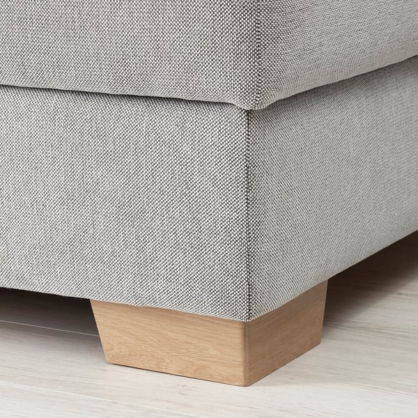 SÖRVALLEN Ecksofa 5-sitzig, mit Récamiere links/Tallmyra schwarz/weiß
